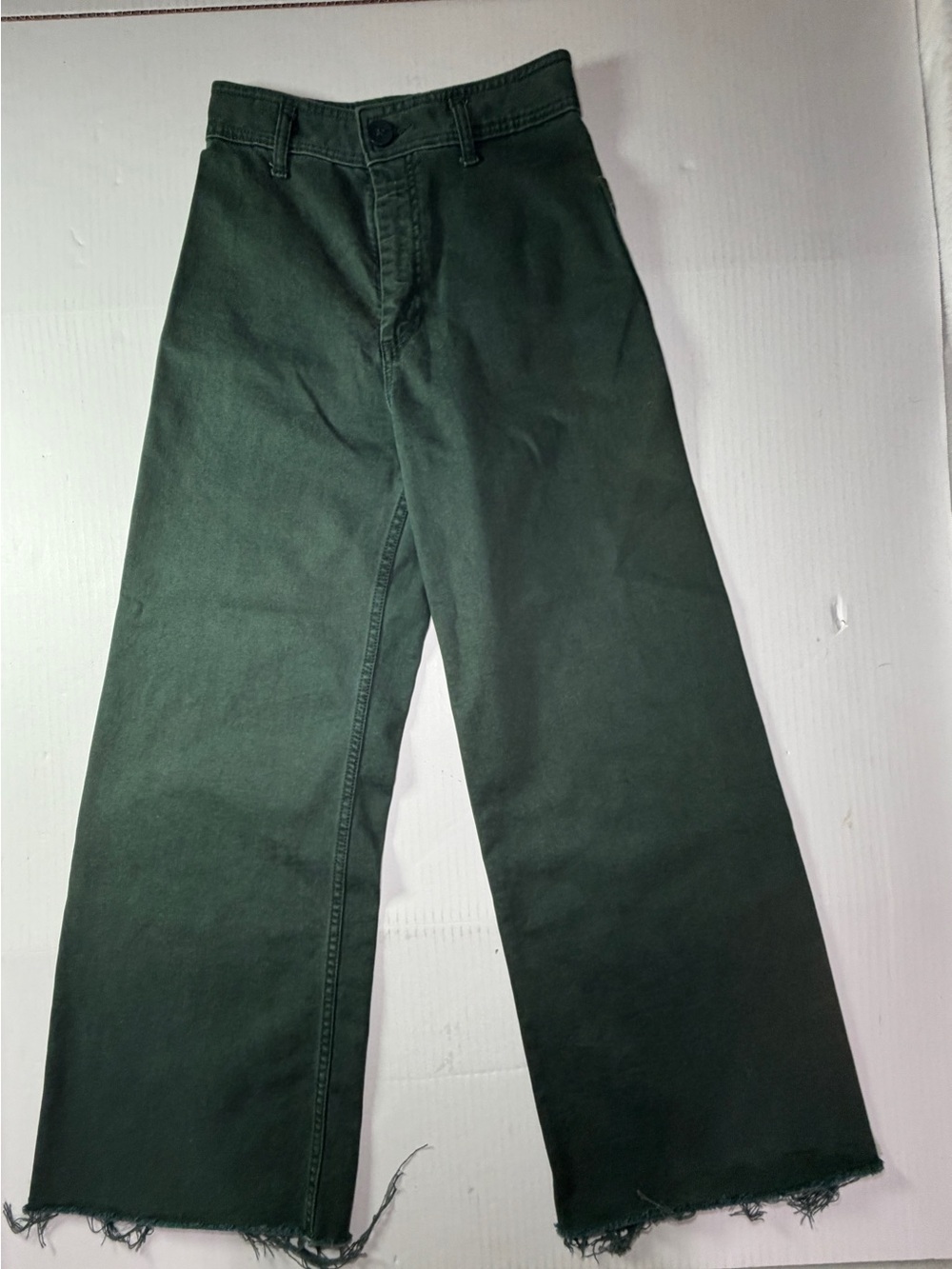 Zara Dark Green Casual Jeans